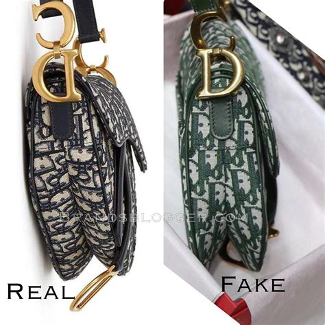 how to spot a fake dior saddle bag